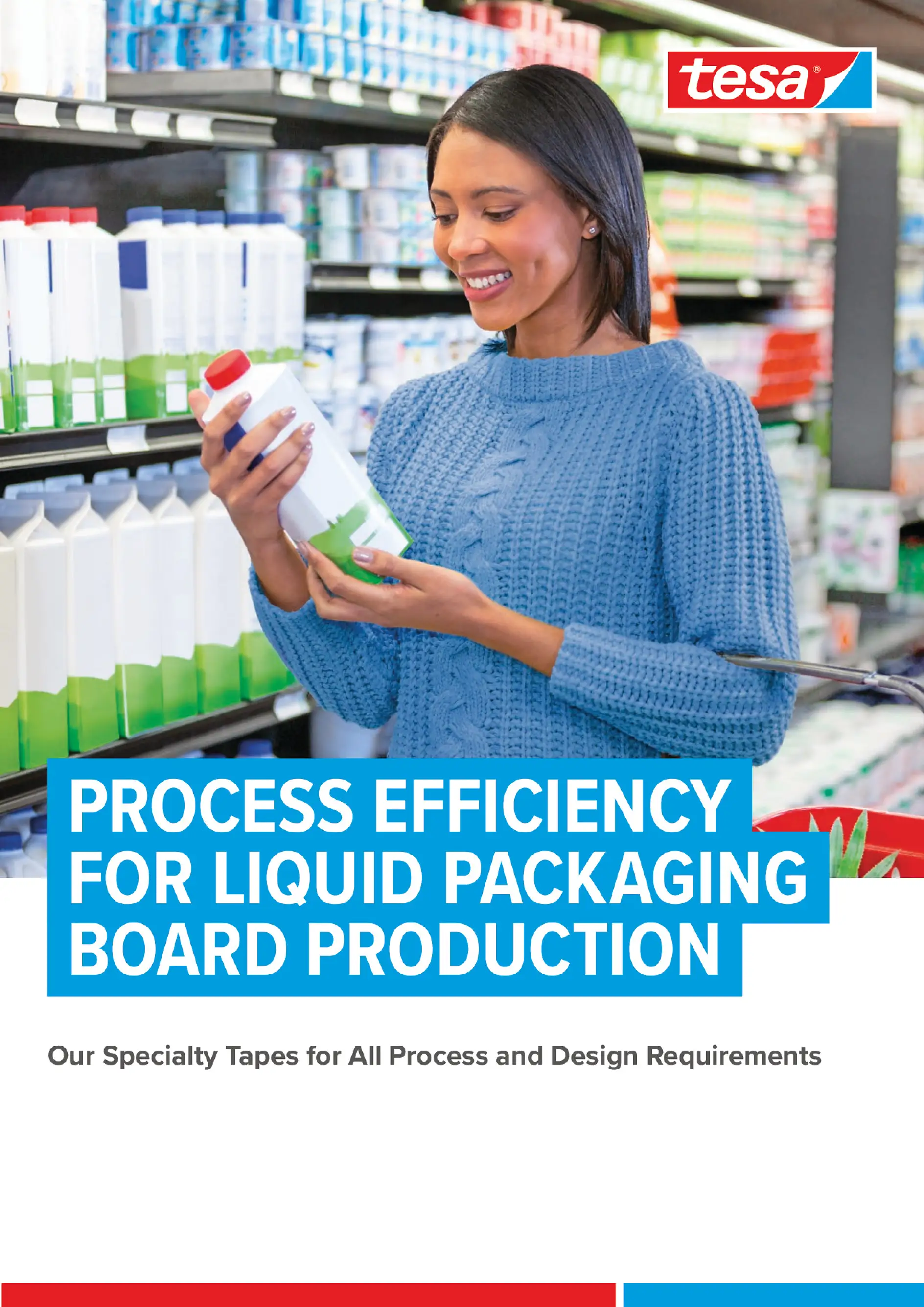 Process efficiency for liquid board packaging production