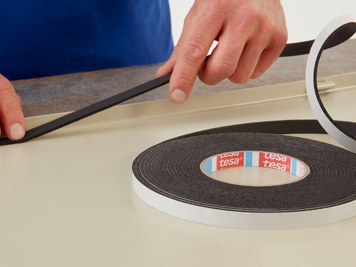 tesa 50601 single sided foam tape 3mm step7of7 ap