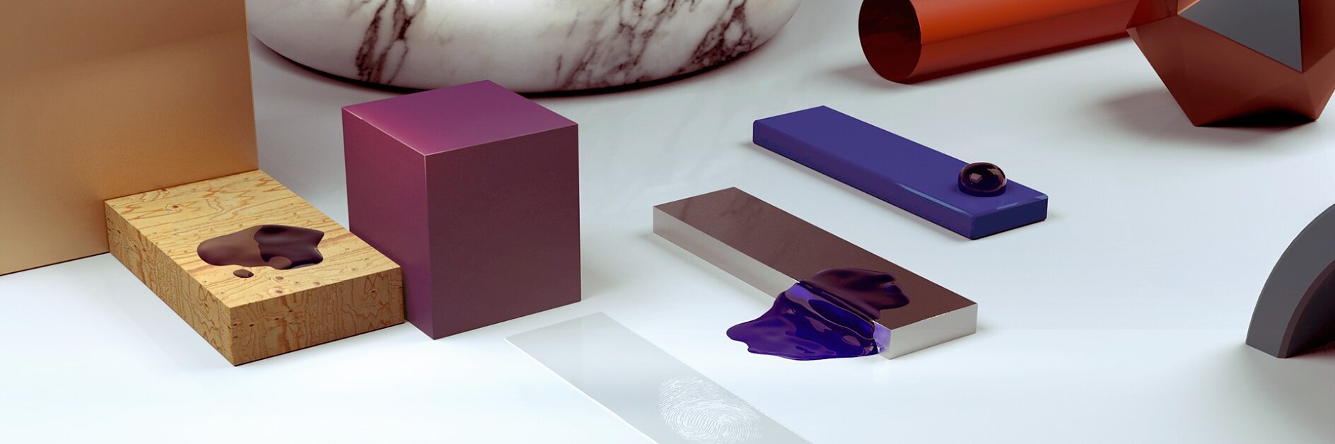 The more evenly the ink dissolves on the surface, the higher the surface energy is.