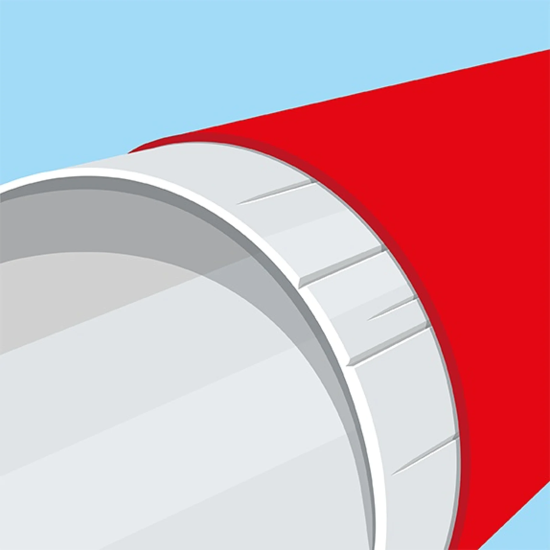 Benefits of FLEX-Design Scratched sleeves lead to inconsistent bonding surfaces