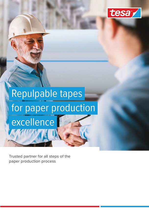 Repulpable Paper Repulpable tape: The ultimate splicing solution | tesa® - tesa
