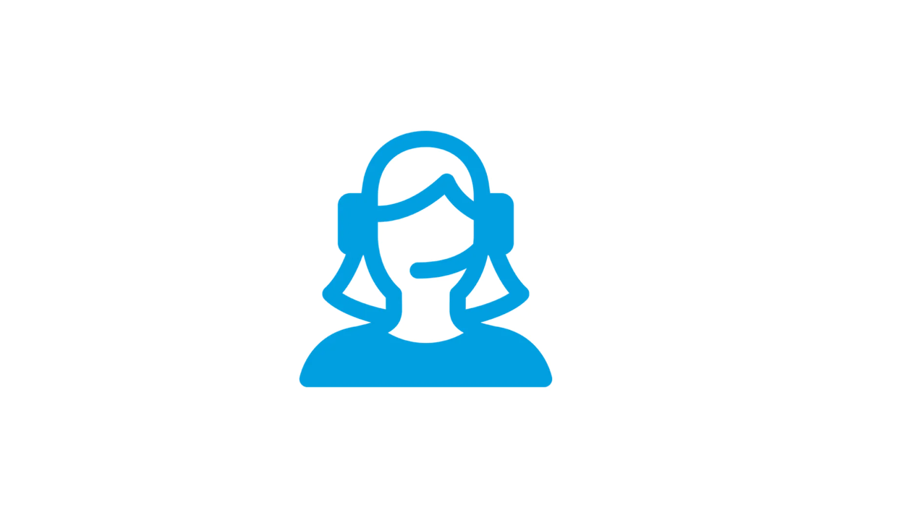 Support agent icon representing personalized customer care and global responsiveness across time zones.