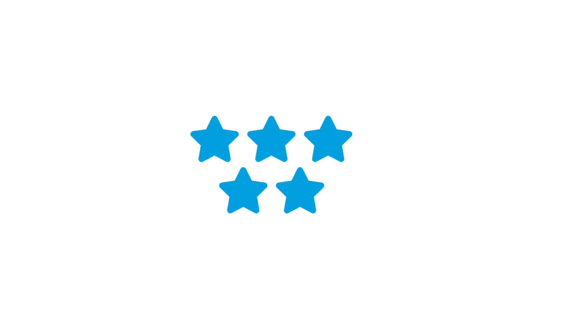 Icon with multiple stars symbolizing high-quality tape products