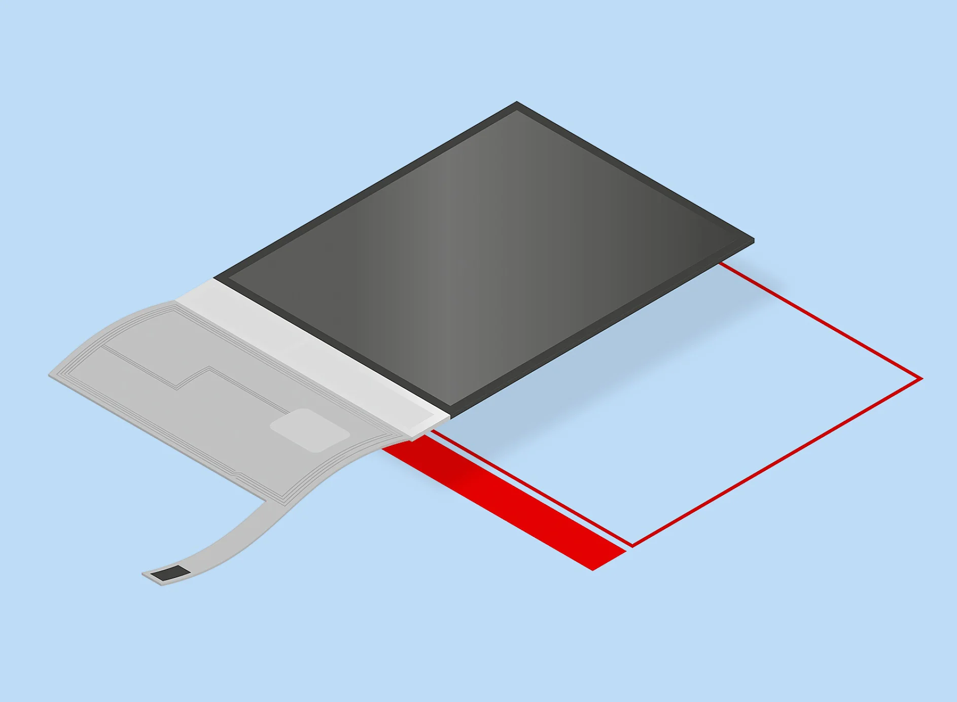 tesa-electronics-lcm-module-mounting-illustration