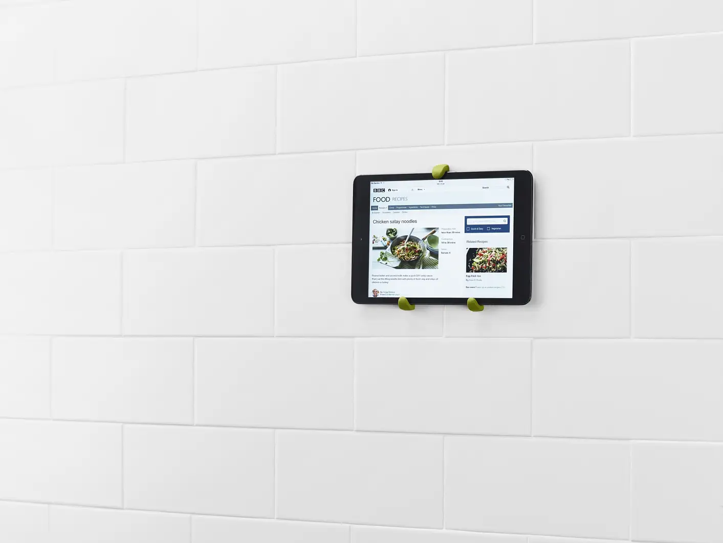 ... or as a wall mount for an iPad.