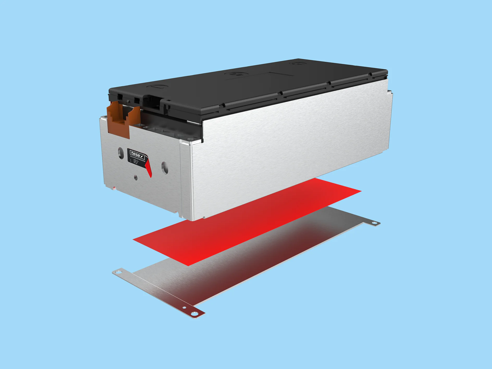 Cooling plate fixation in battery modules