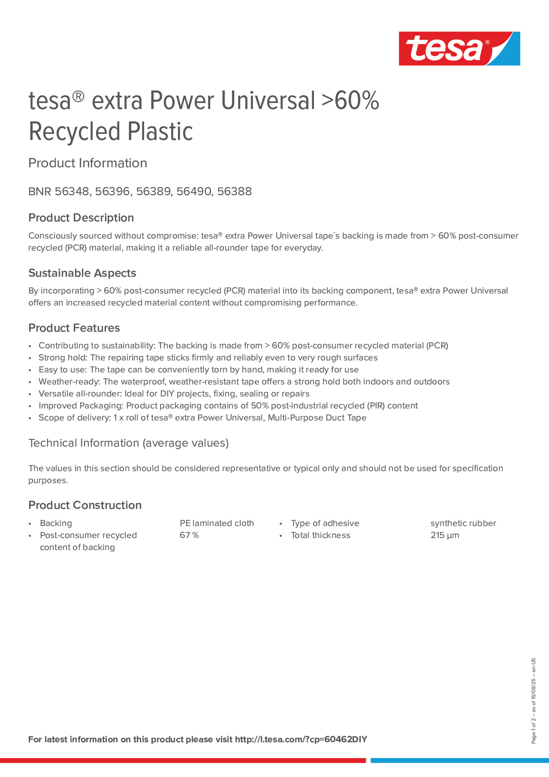 Product information_tesa® extra Power 56348_en