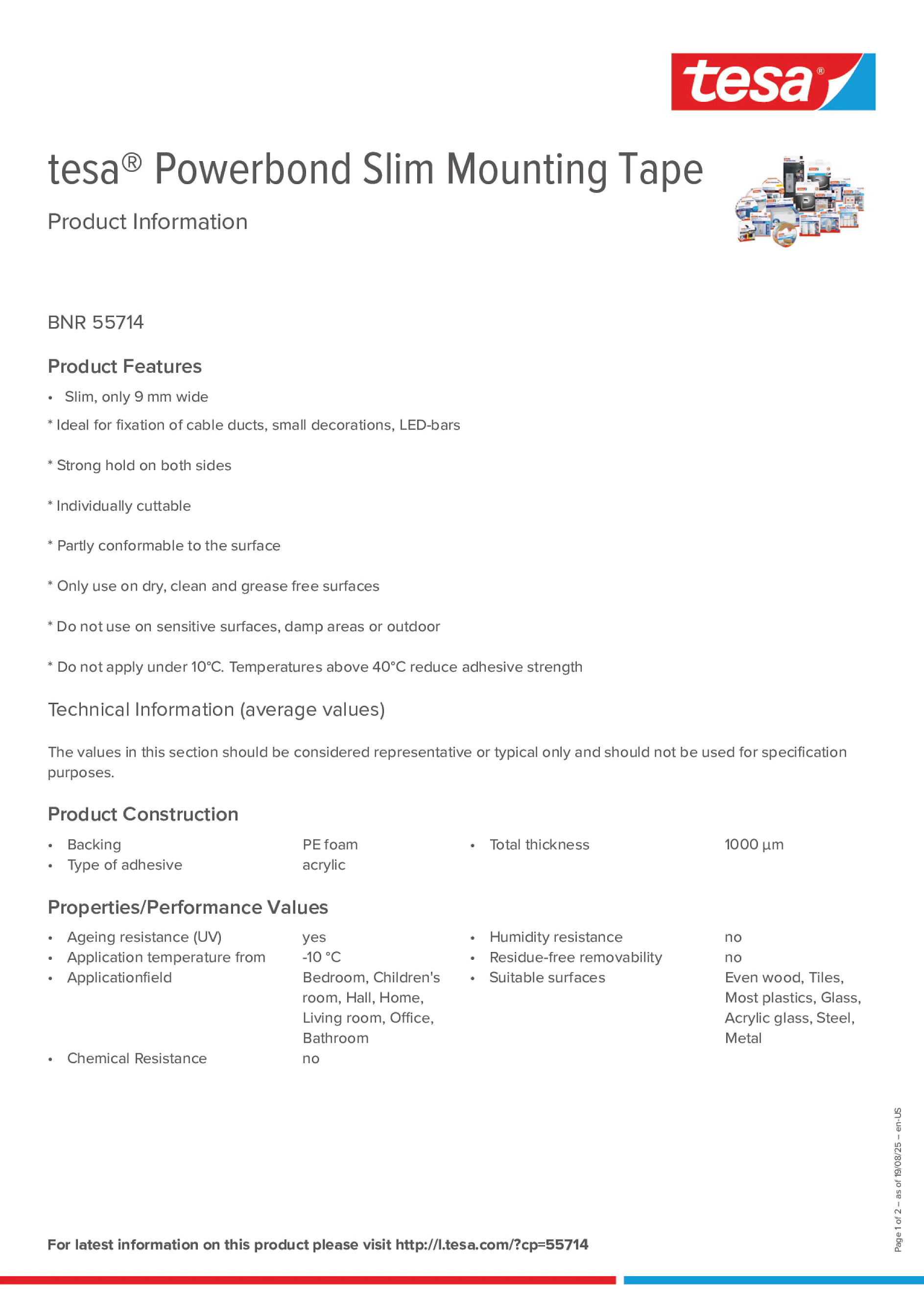 Product information_tesa® Powerbond 55714_en