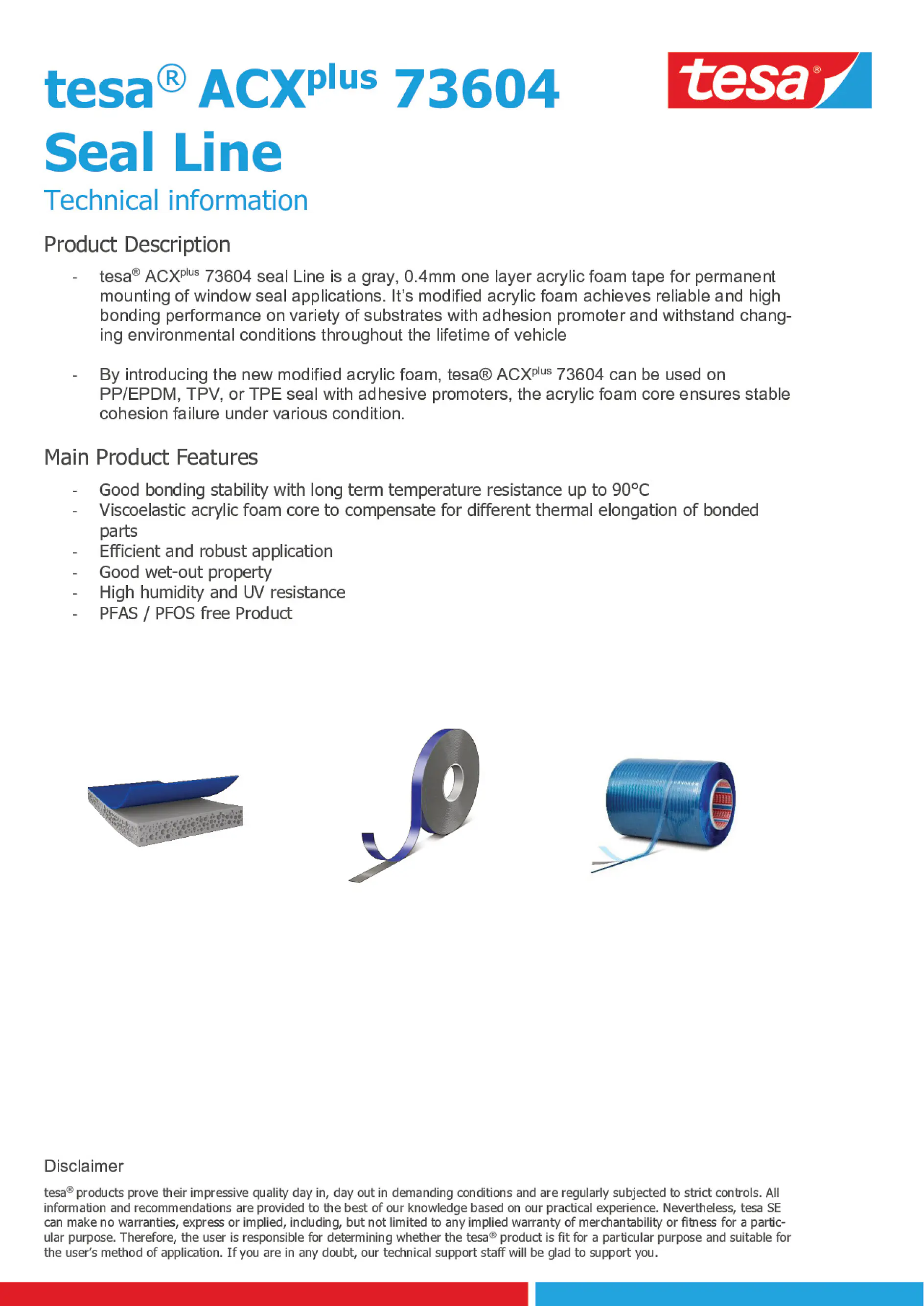 Window seal TI sheet