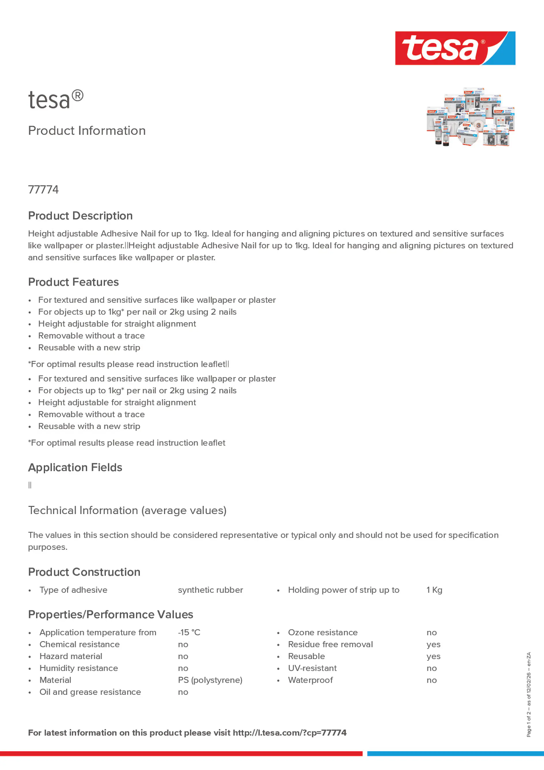 Product information_tesa® 77774_en-ZA