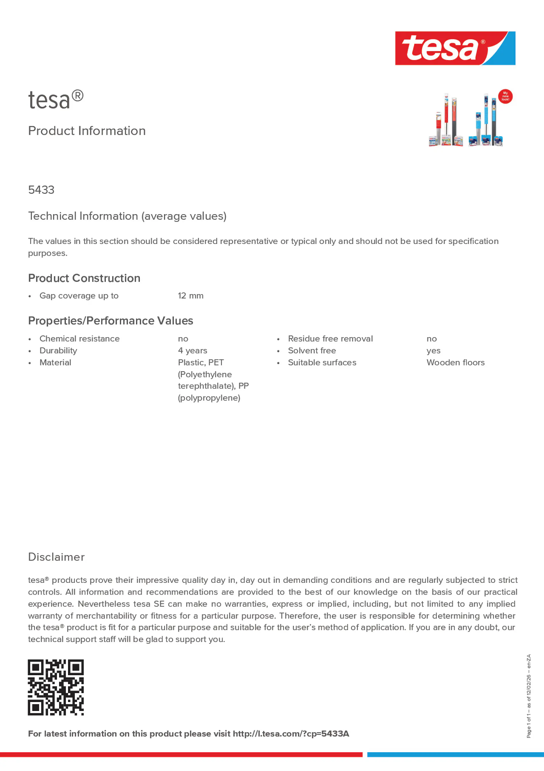 Product information_tesa® 05433_en-ZA
