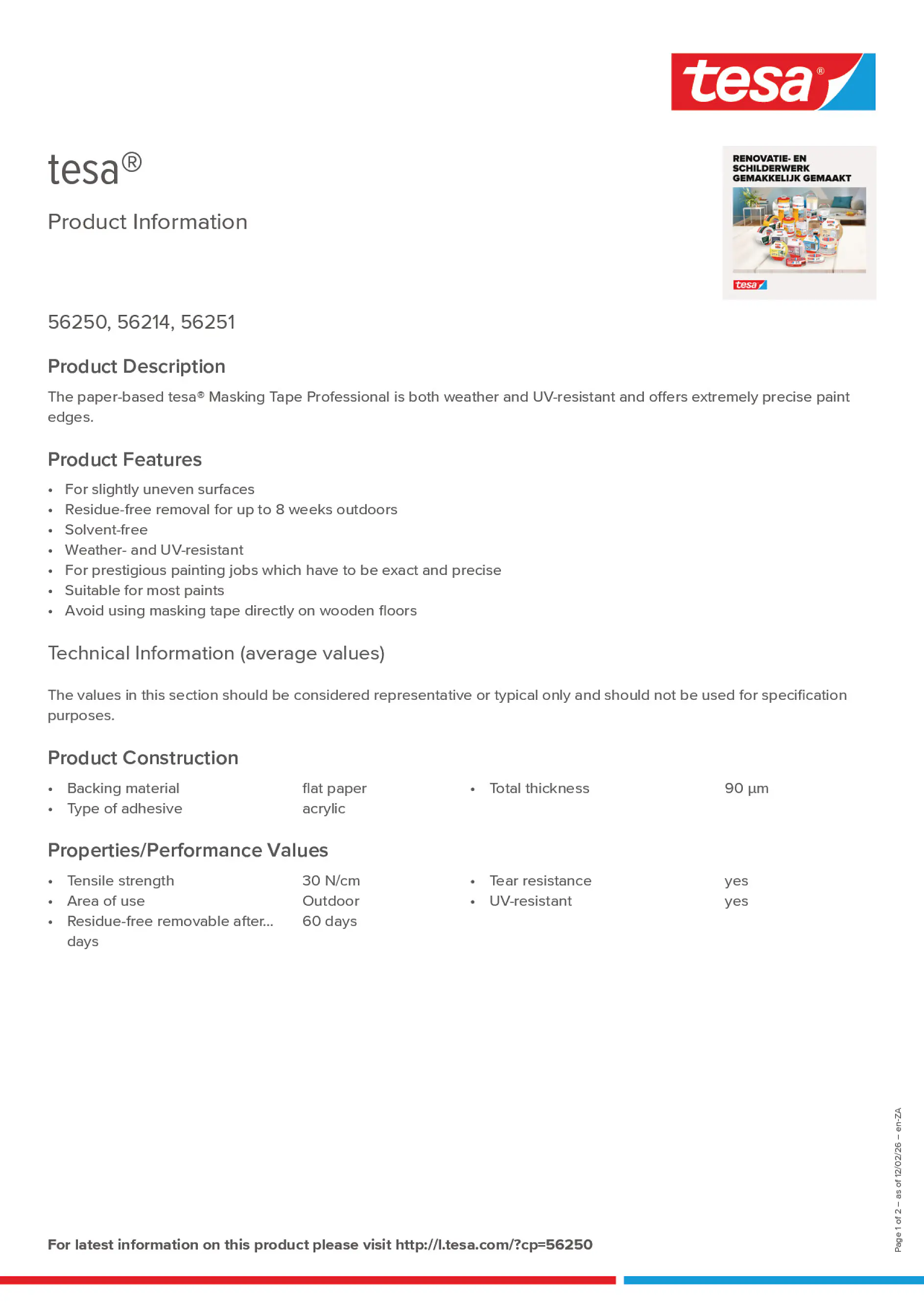 Product information_tesa® 56214_en-ZA