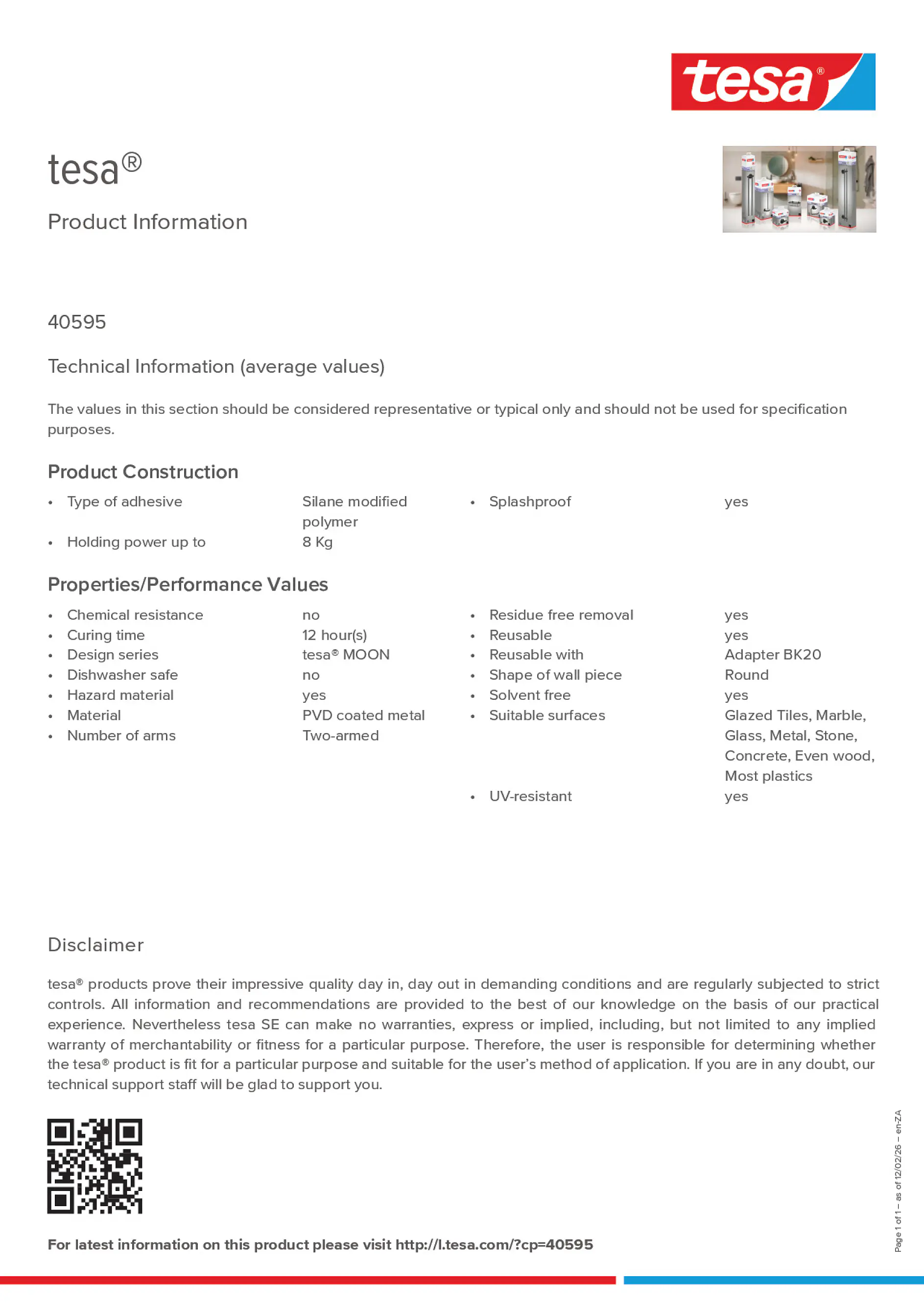 Product information_tesa® 40595_en-ZA
