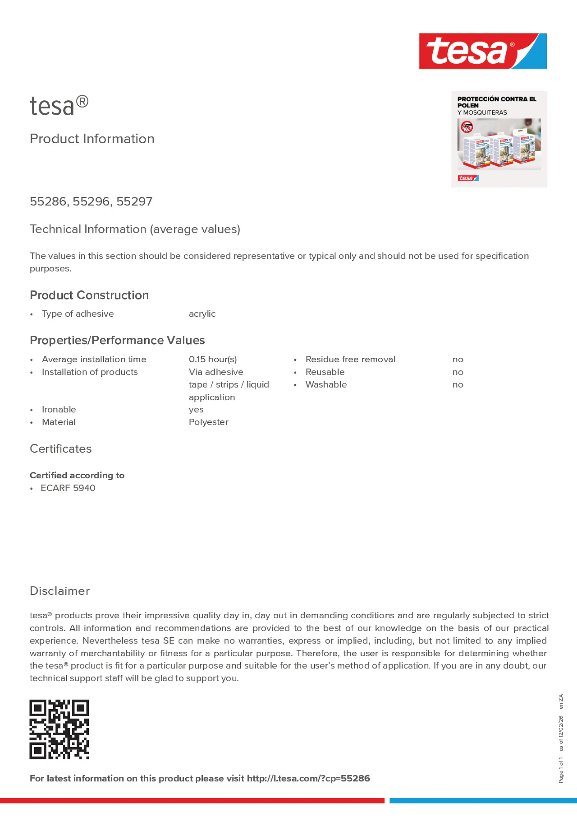 Product information_tesa® 55286_en-ZA