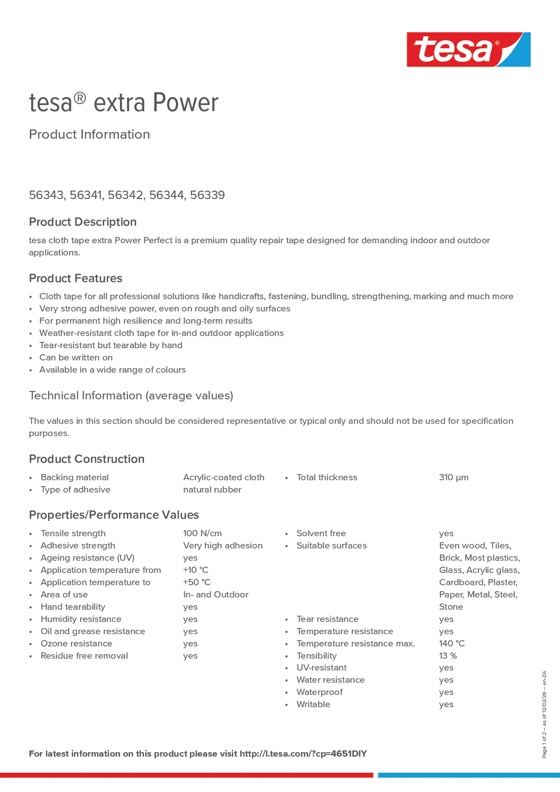 Product information_tesa® extra Power 56339_en-ZA