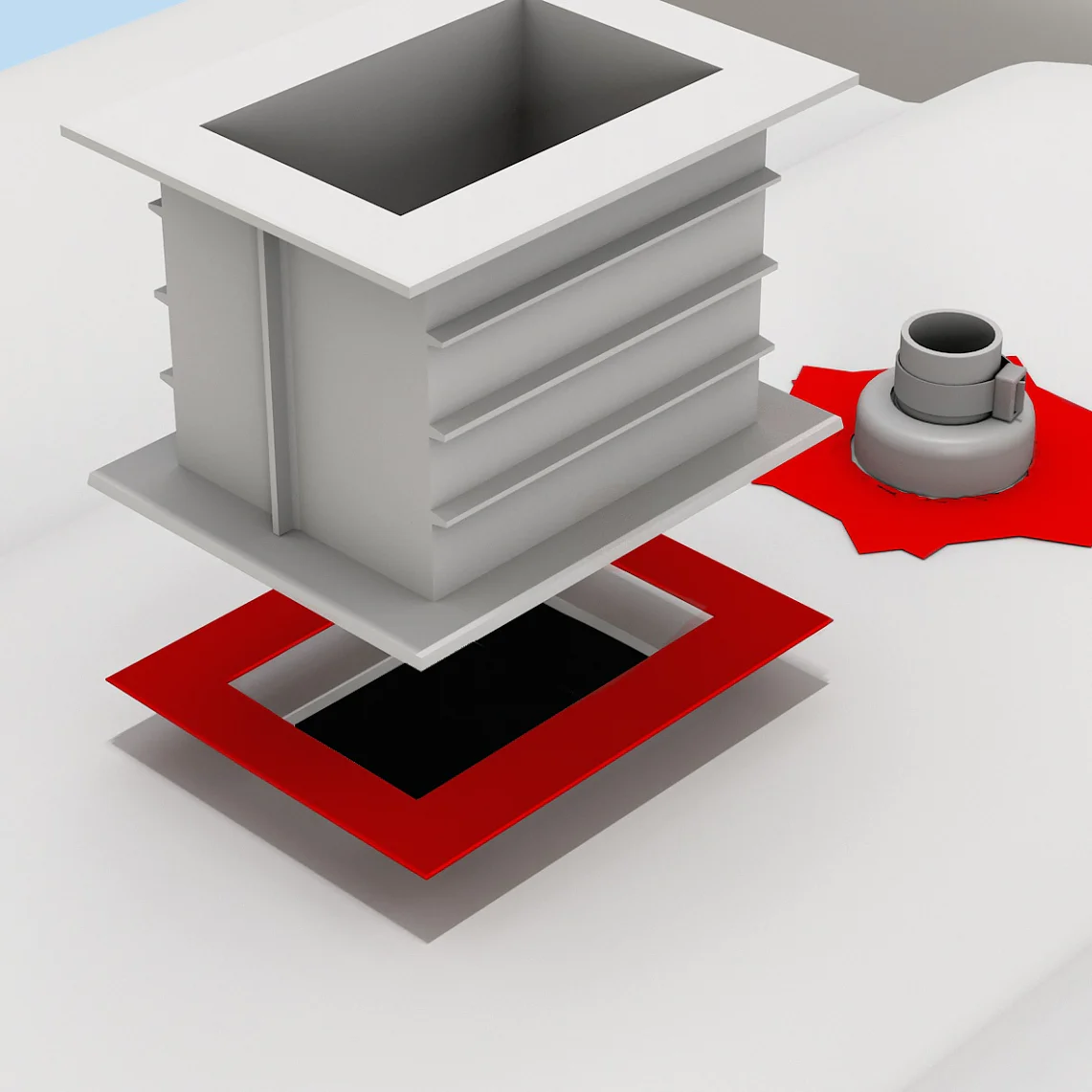 Small parts will be bonded directly to the PS body