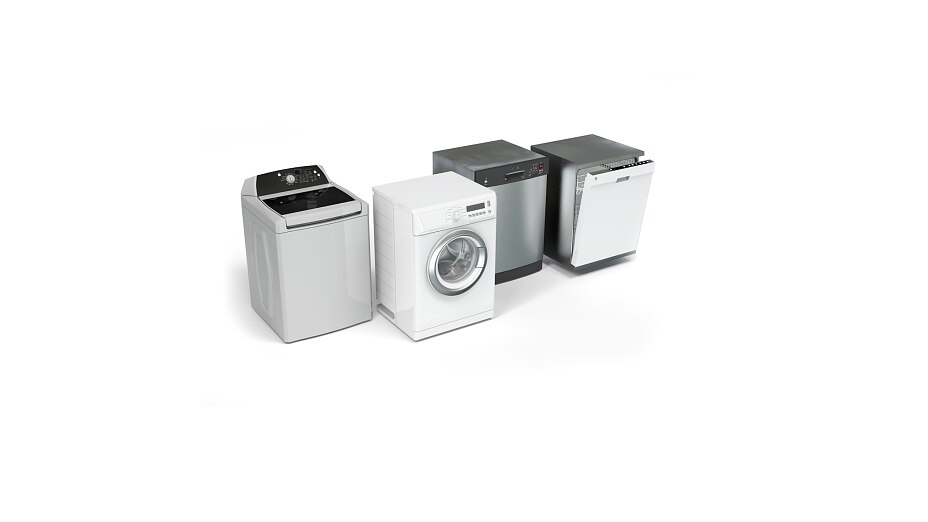 washing with the dishwasher machine