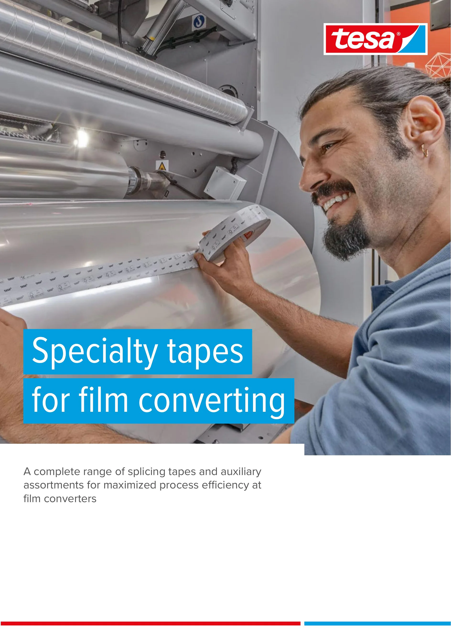 tesa® splicing tapes and auxiliary assortments for maximized process efficiency