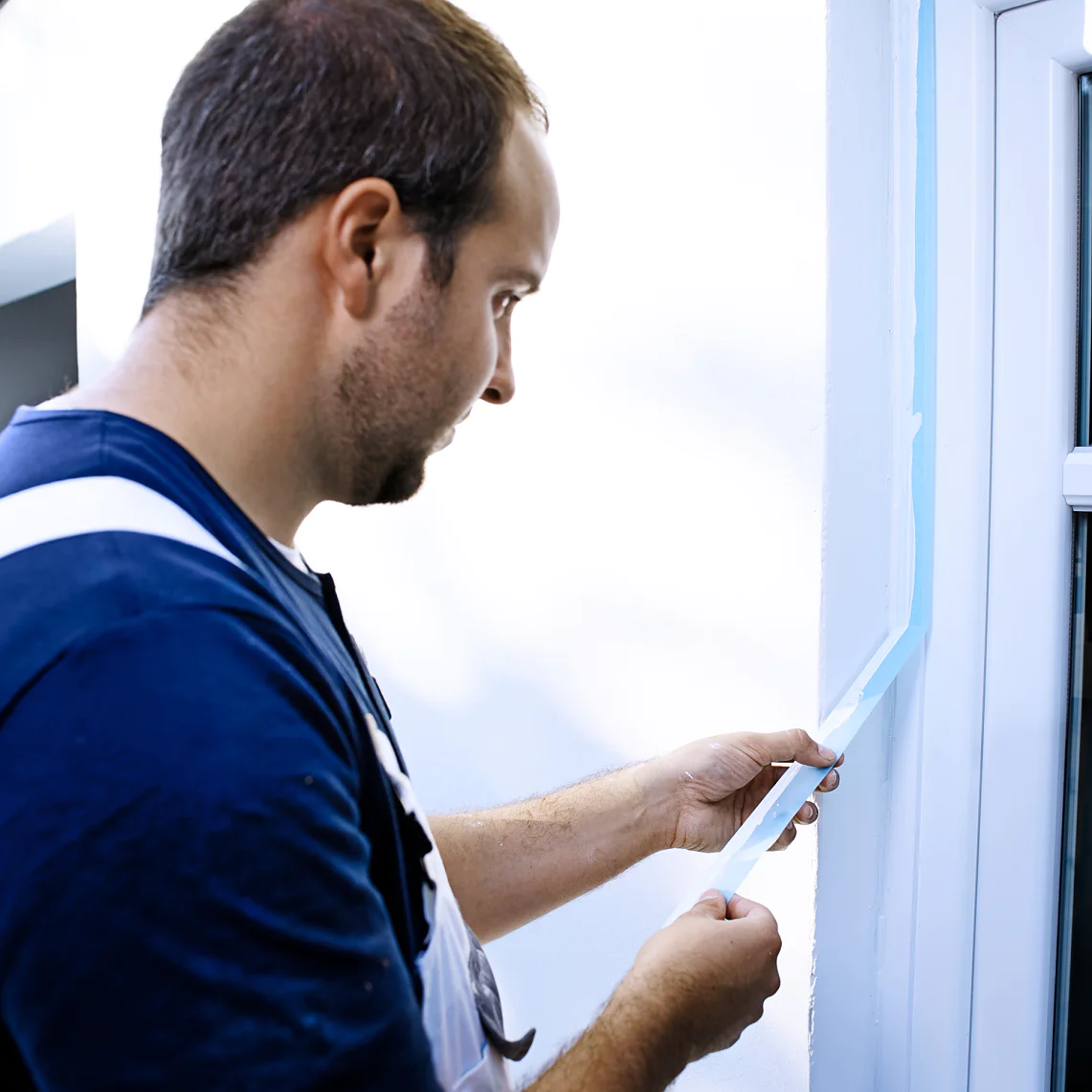 Professional weather- and UV-resistant exterior painters tape and masking tape for craftsmen.