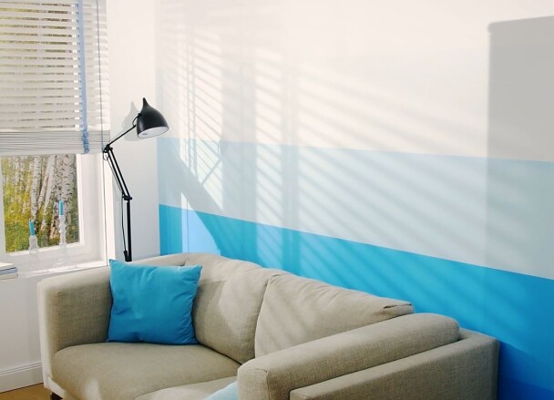 Gradient wall paint - tesa