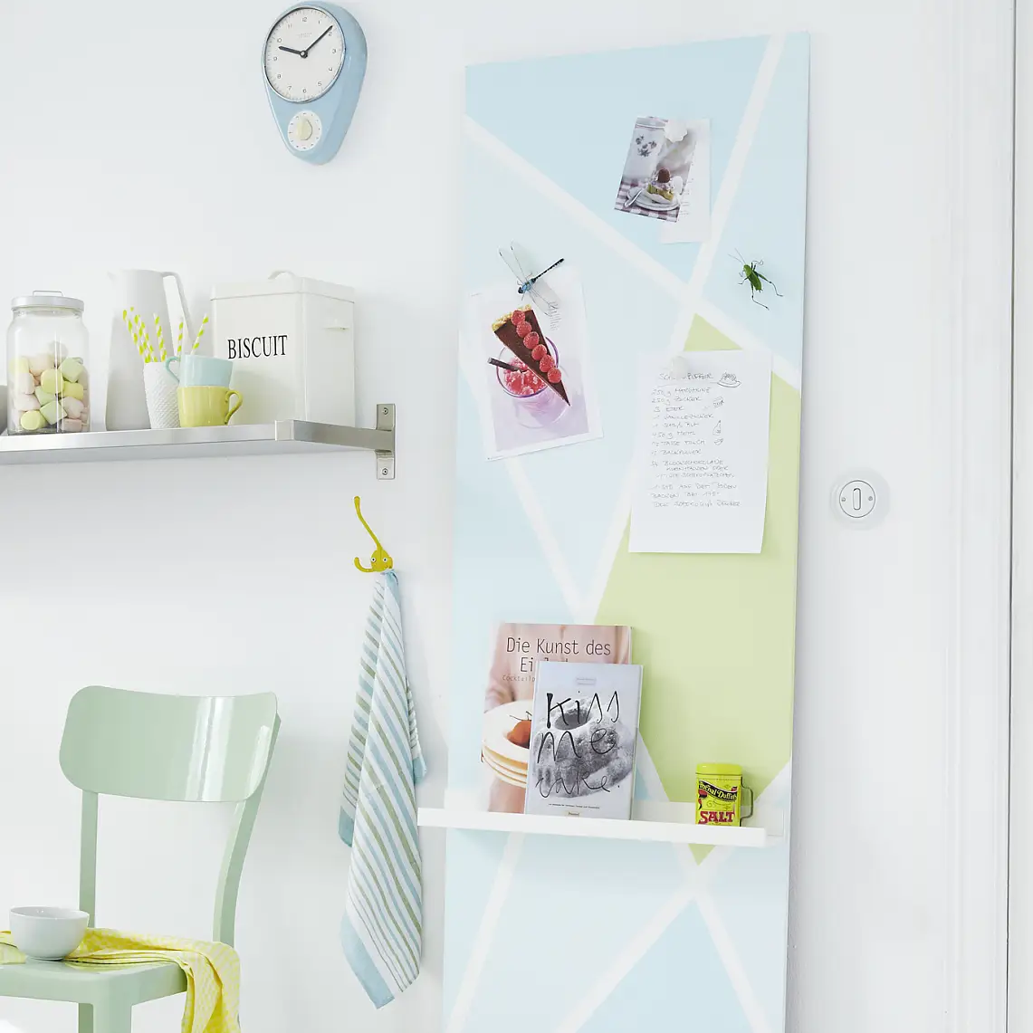 DIY magnet Board - with magnetic paint