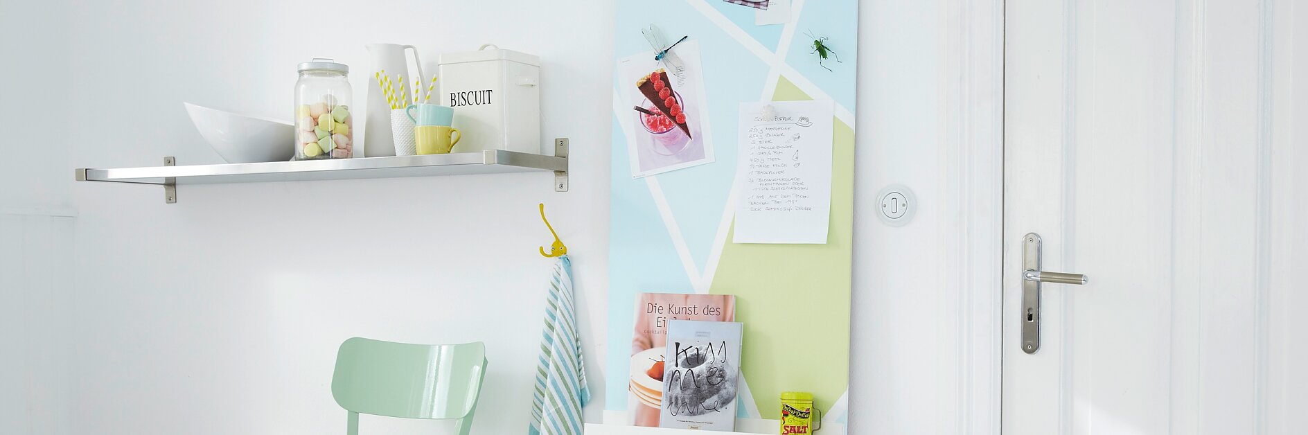 DIY magnet Board - with magnetic paint