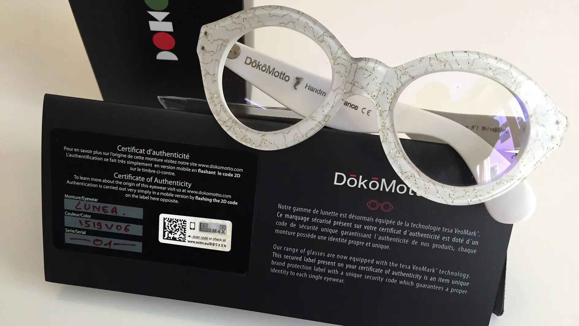 DokoMotto glasses protected by tesa VeoMark