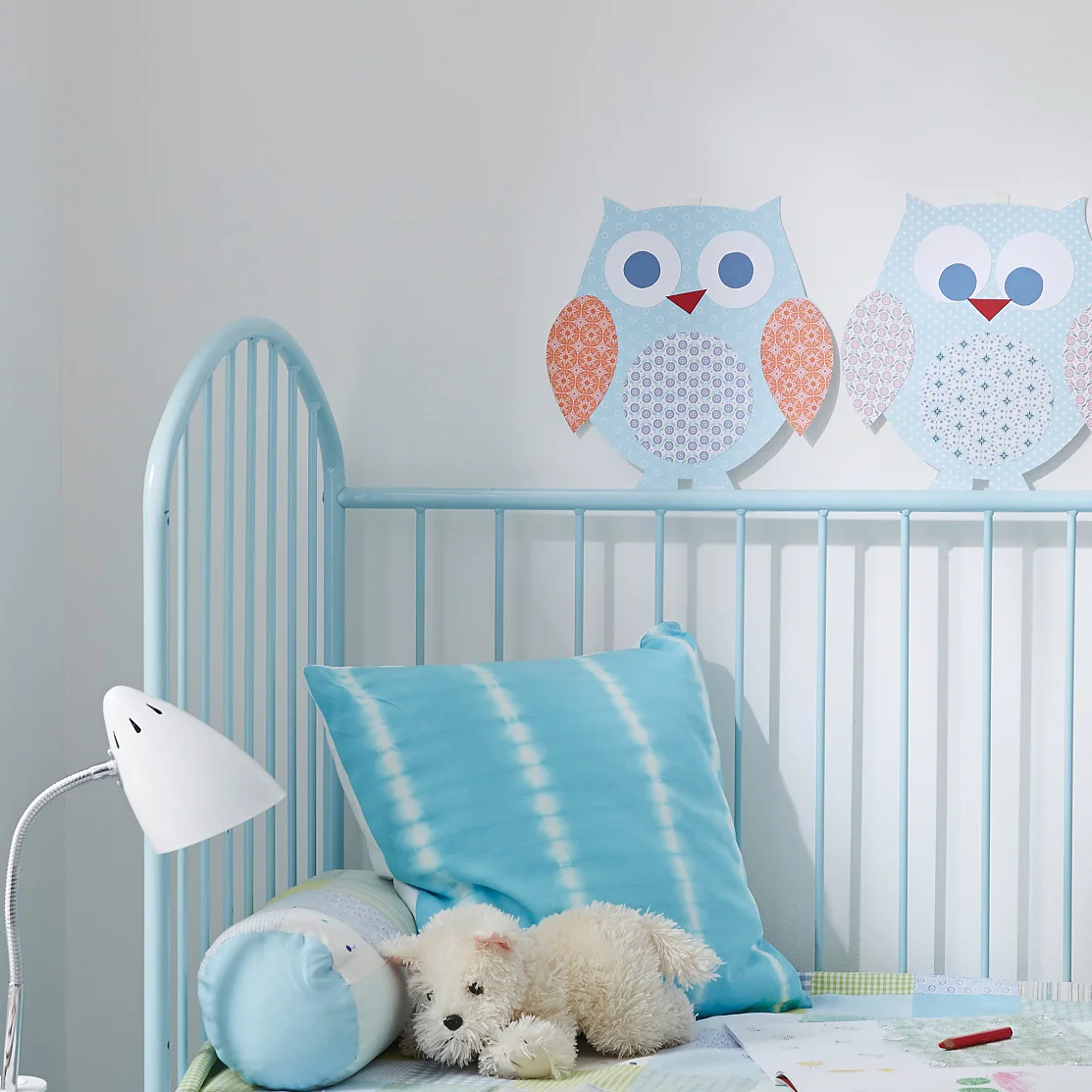 Baby wall decoration: Owls