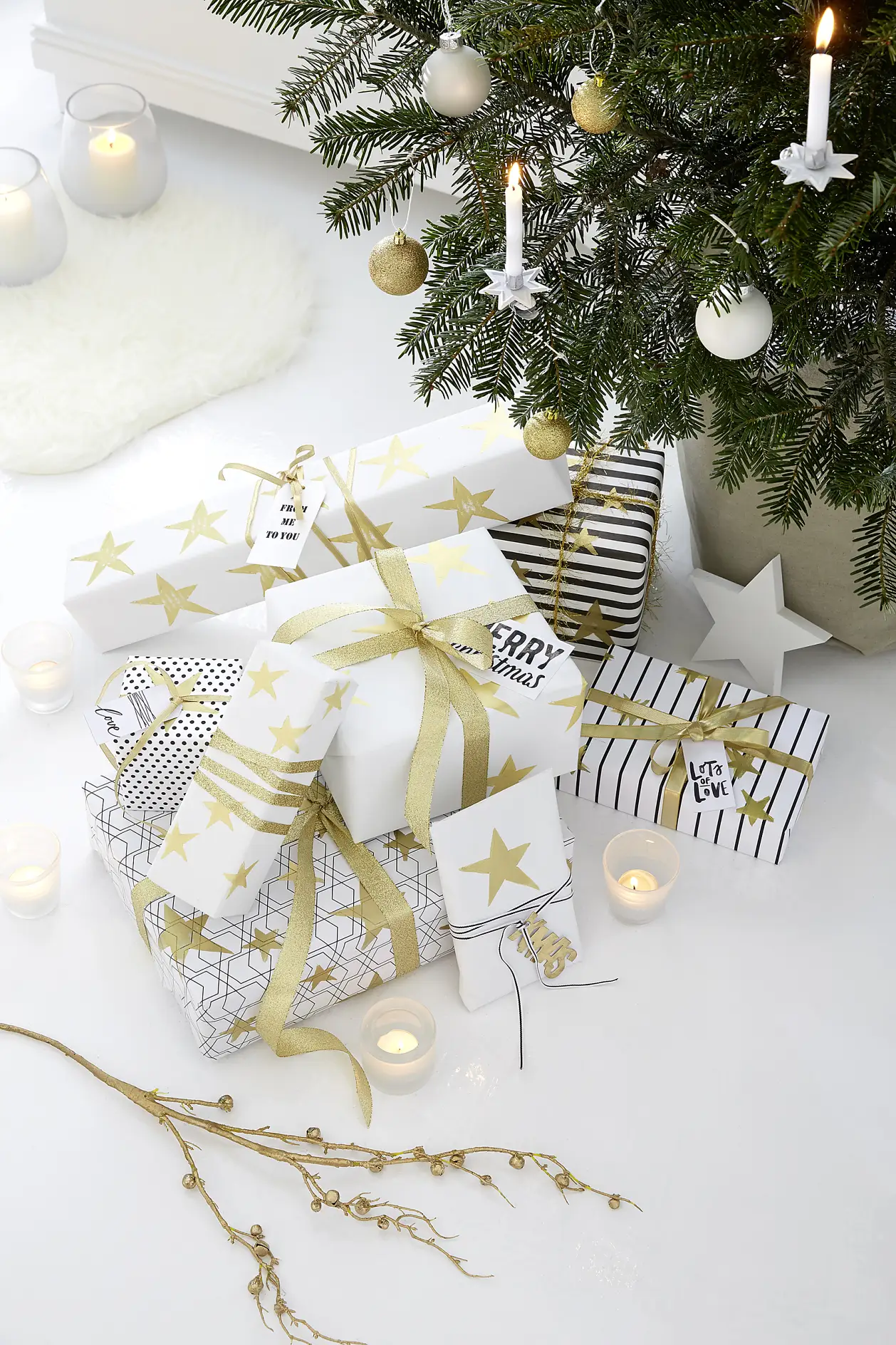 Enjoy your golden gift wrapping!
