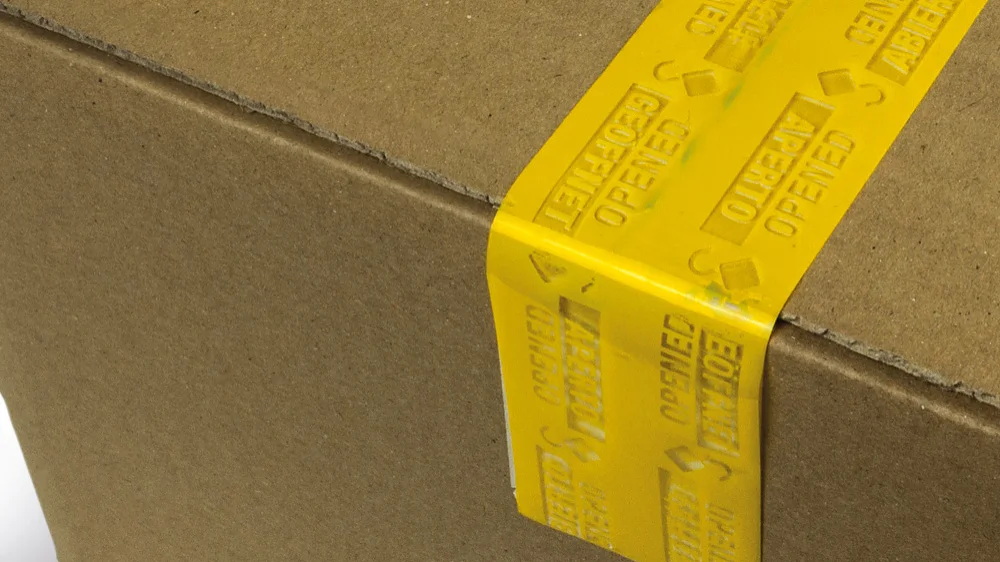 The warning is also clearly visible when the packaging is resealed.