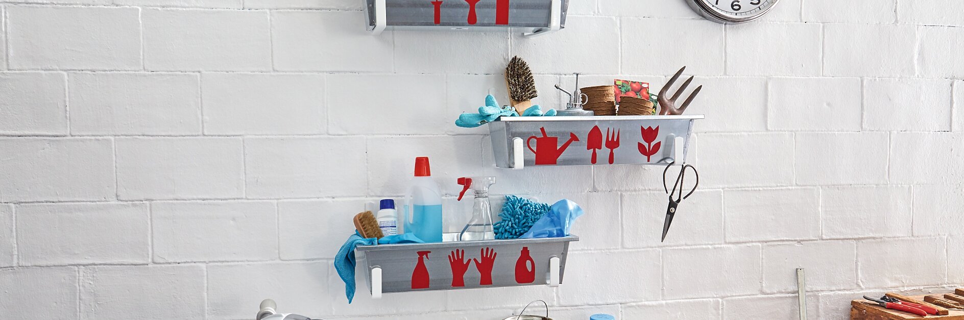 DIY garage storage boxes