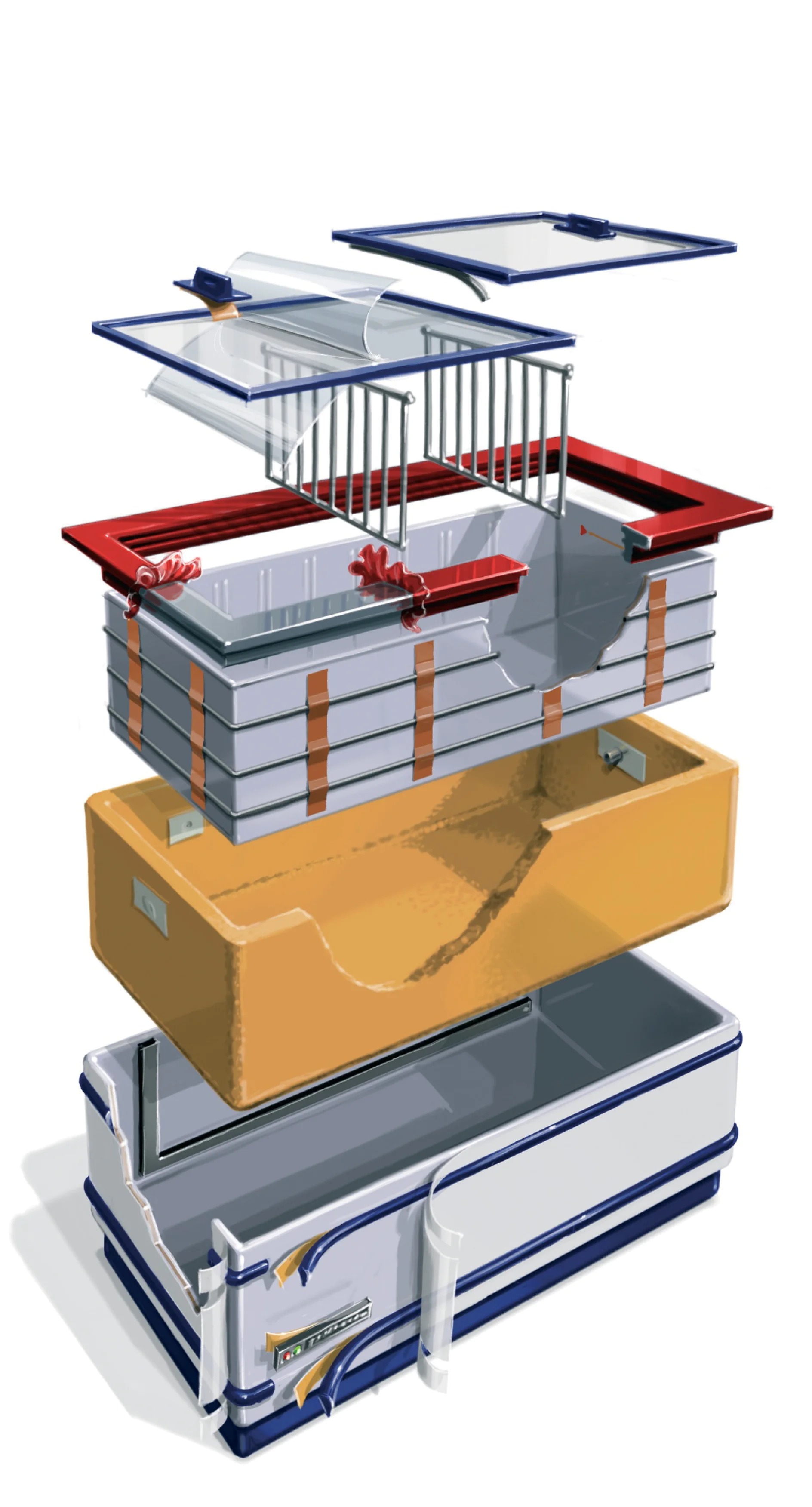 Reason Three: Structural integrity matters. Commercial freezer chest tape applications