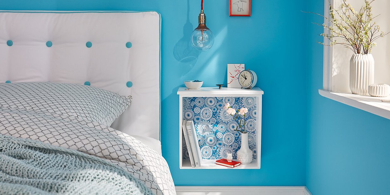 Diy Bedside Table Tesa