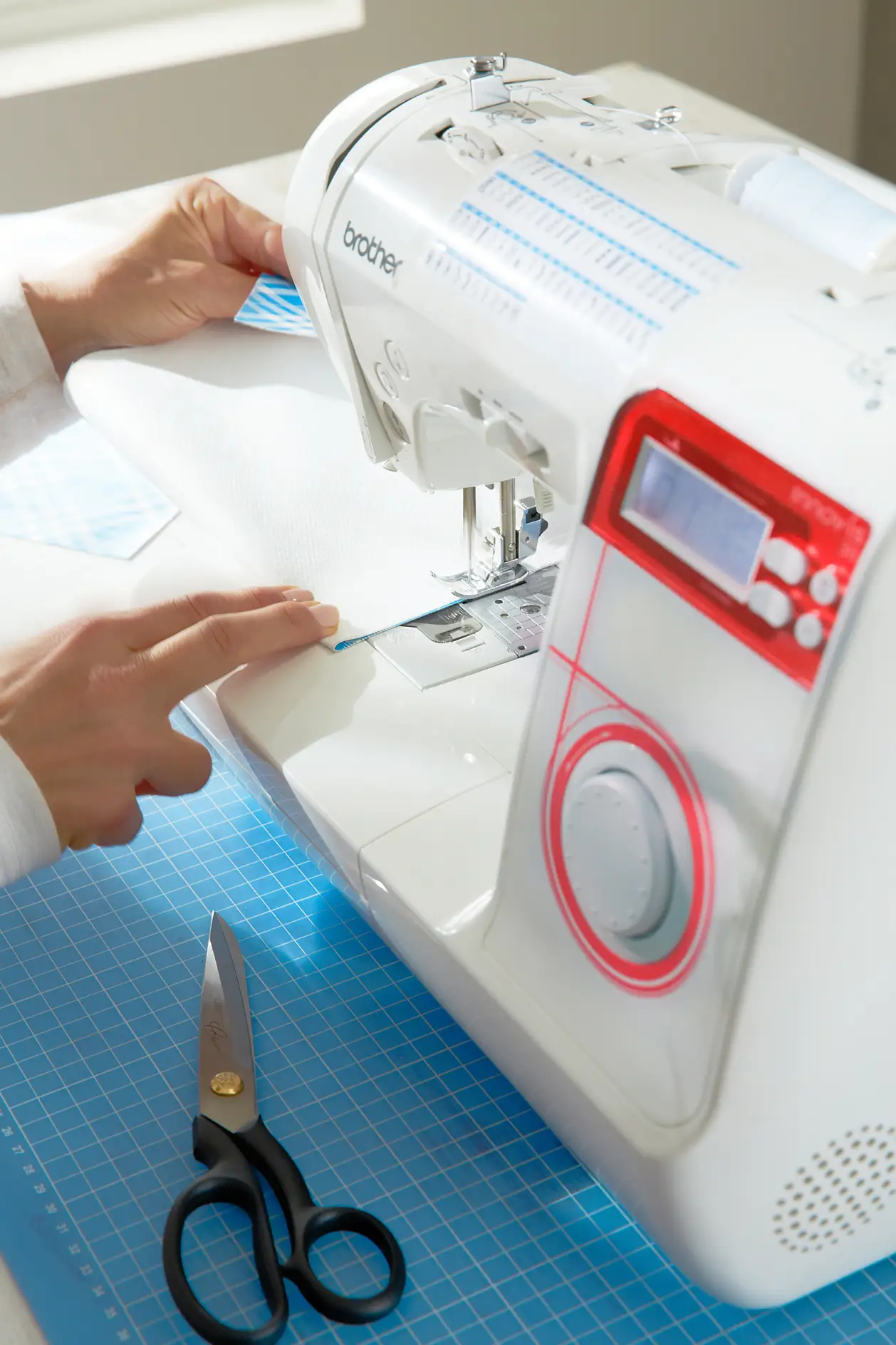 DIY Oilcloth Catch-Alls / Step 3: Sew