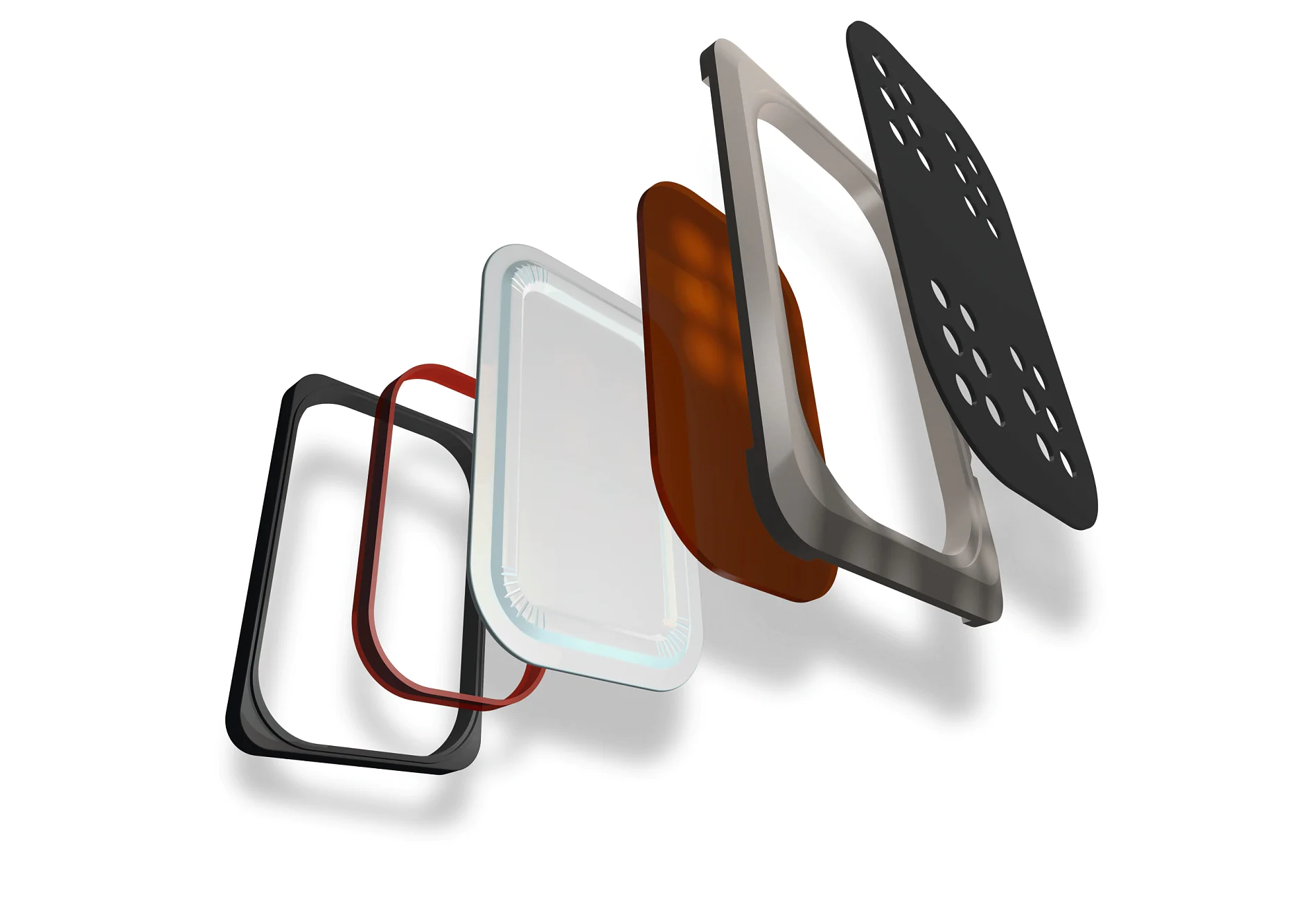 Budowa głośnika telefonu komórkowego Mobile phone speakers are tiny marvels. High-end speakers provide a frequency range of between 500 and 5000 hertz. The cone (white) consists of two stiff films with a flexible adhesive mass on the inside.