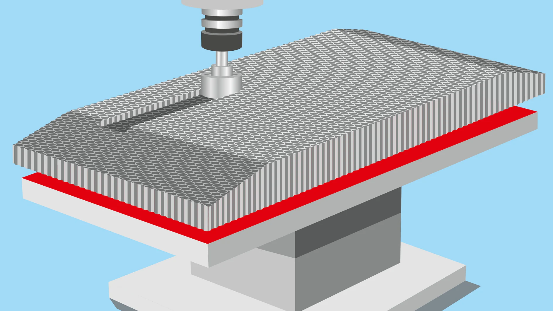 Honeycomb milling