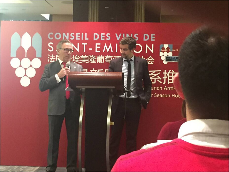 Saint-Emilion: presentation in China Saint-Emilion: presentation in China