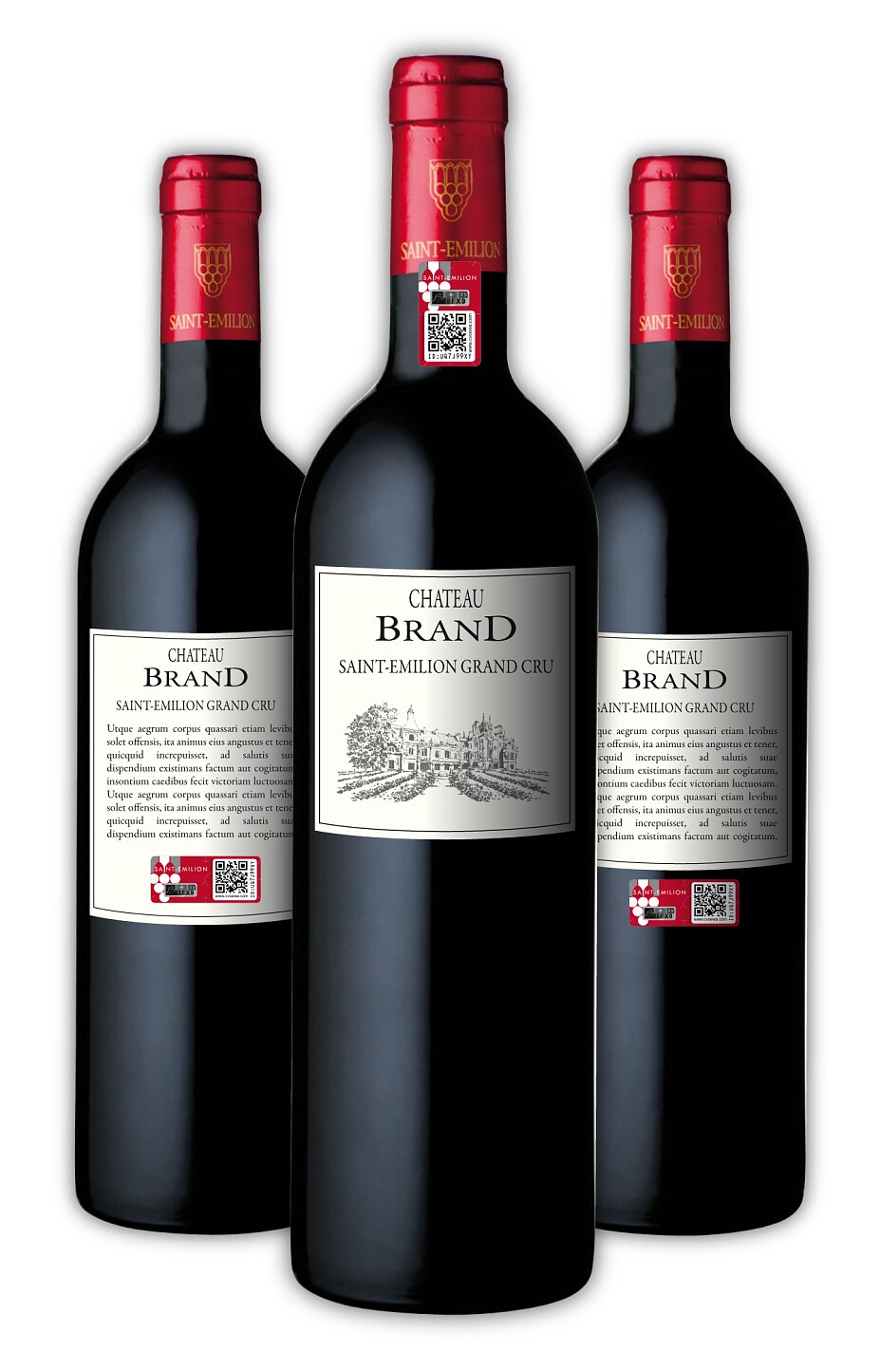 The Saint-Emilion Wine Council security label - tesa