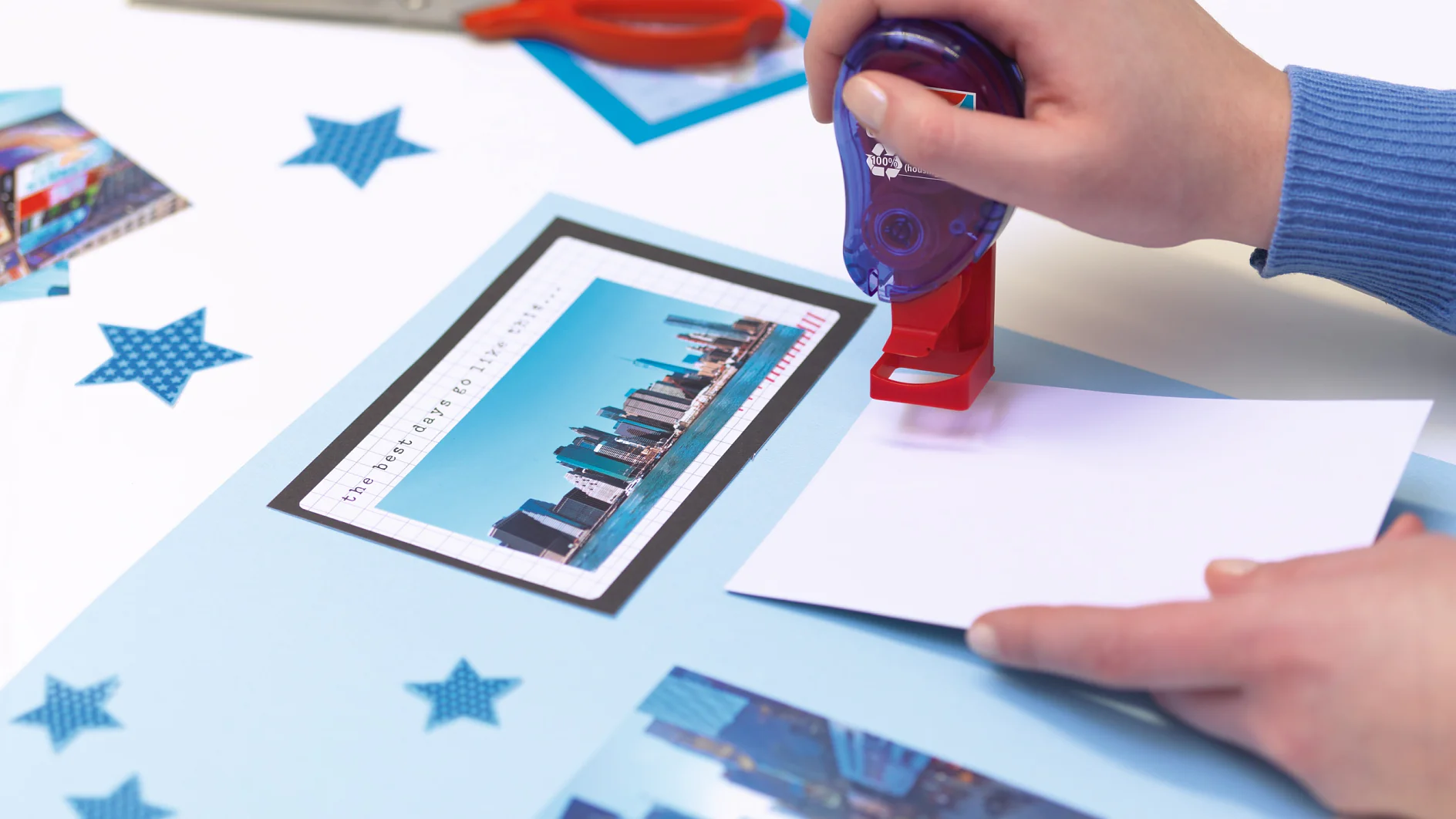 A useful helper for scrap-booking