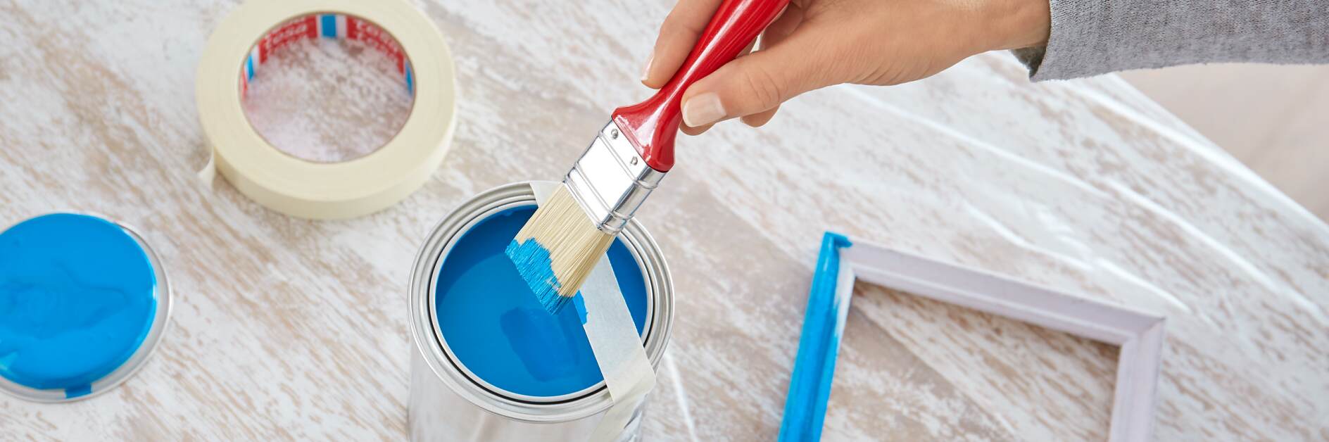 Easy Trick for DIY Painting Projects with Masking Tape