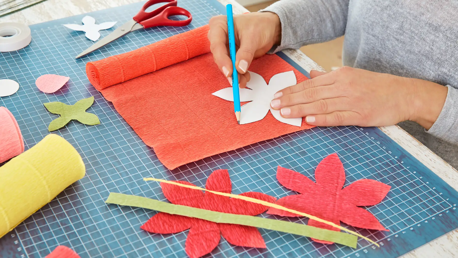 DIY Paper Flower / Step 1: Cut Stencils