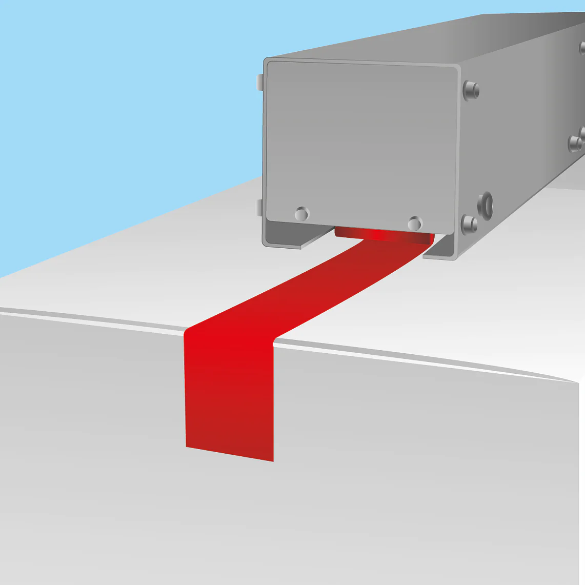 The sealing machine for the comfotable sealing of cartons.