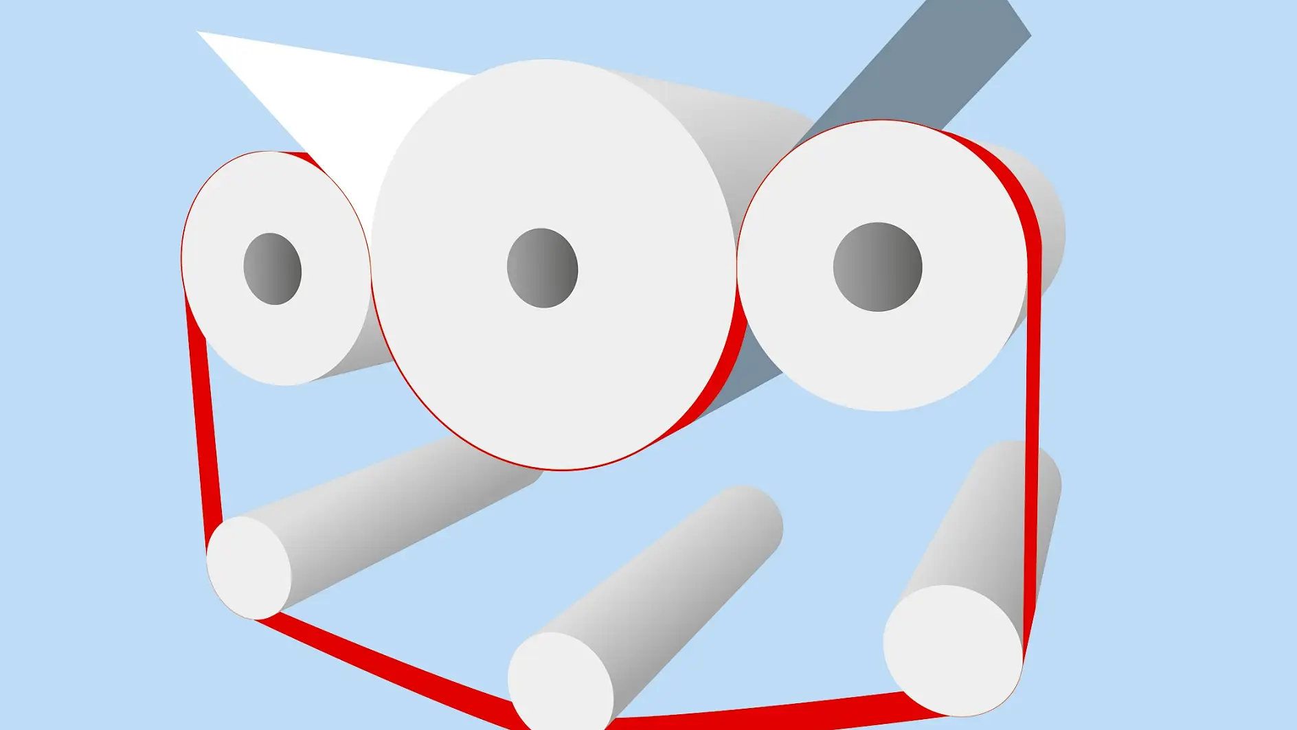 Belting application with PTFE tape