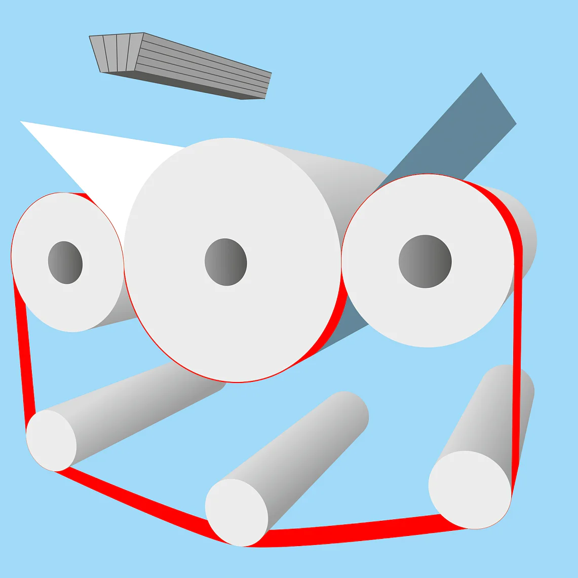 Belting application with PTFE tape