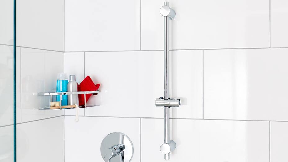 Adhesive Sticker Provided Showerhead & Bidet Sprayer Bracket for Bathroom Flexible Shower Head Holder Adjustable Shower Head Holder 