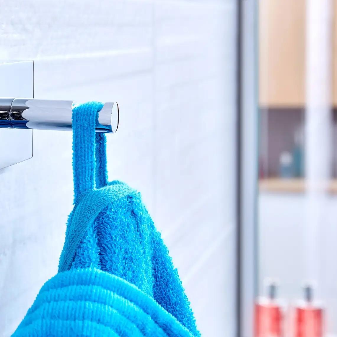 Because all of your towels and bathrobes need a place to hang out and stay dry before use.
