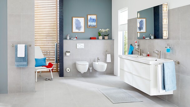 Adhesive Solutions for Bathroom Accessories - tesa