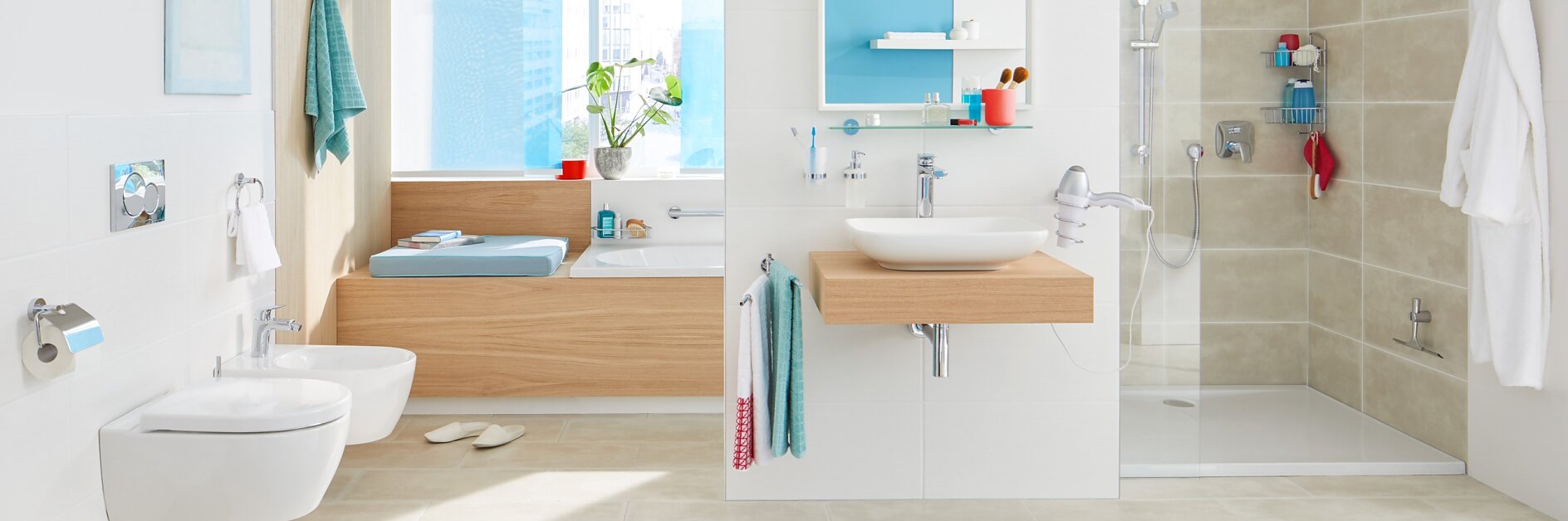 Adhesive Solutions for Bathroom Accessories - tesa