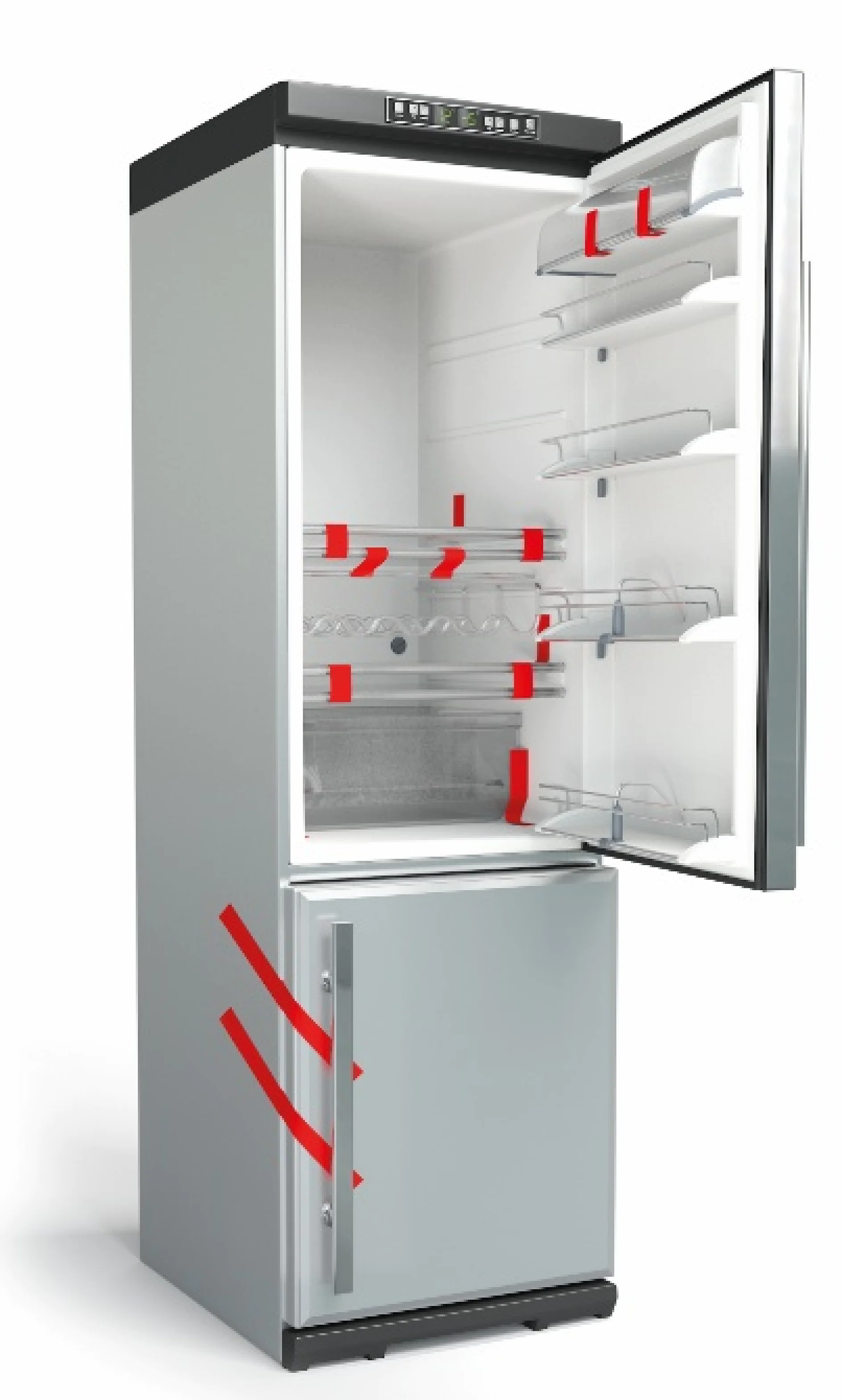 tesa® 64284 on refrigerator