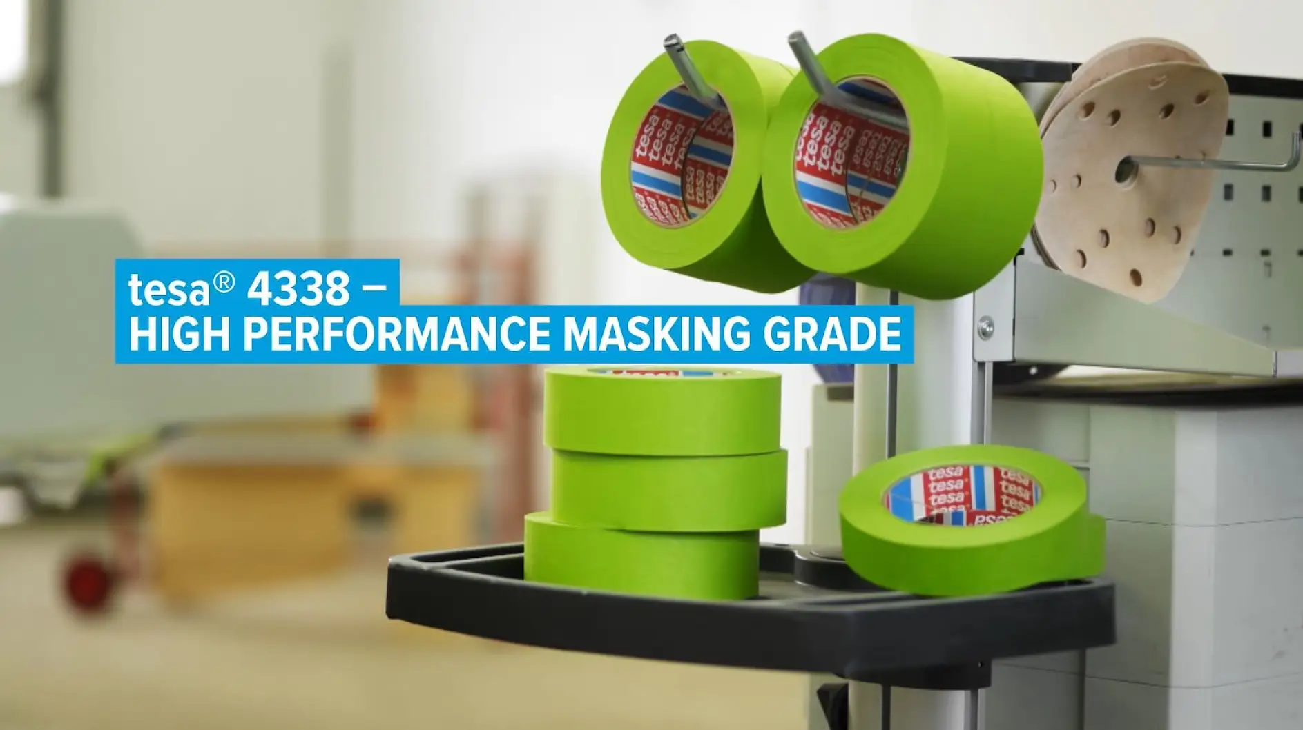 tesa 4338 High-Performance Masking Grade application video